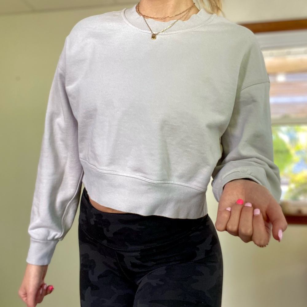 Lululemon Perfectly Oversized Cropped Crewneck 6